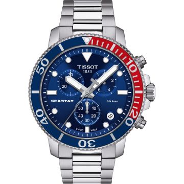Tissot Seastar 1000 Chronograph Quartz 45.5 Stainless Steel / Blue / Bracelet