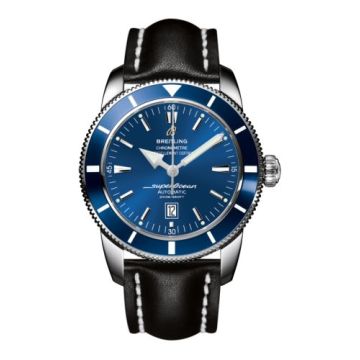 Breitling Superocean Heritage 46 Stainless Steel / Blue / Blue / Calf