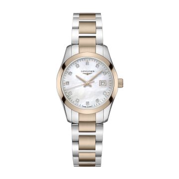Longines Conquest Classic Quartz 29.5 Stainless Steel / Red Gold PVD / MOP