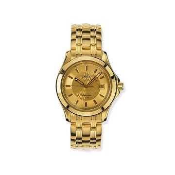 Omega Seamaster 120M Quartz 36.25 Yellow Gold / Champagne