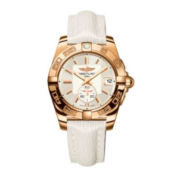 Breitling Galactic 36 Automatic Rose Gold / Stratus Silver / Sahara