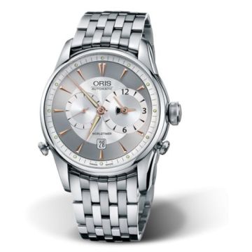 Oris Artelier Worldtimer 42.5 Stainless Steel / Silver / Bracelet