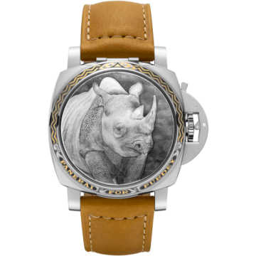 Panerai Luminor 1950 3 Days Automatic Acciaio Sealand for Purdey Rhinoceros