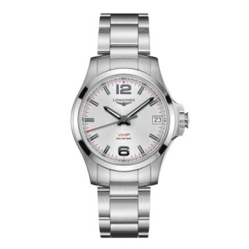 Longines Conquest V.H.P. 36 Stainless Steel / Silver / Bracelet