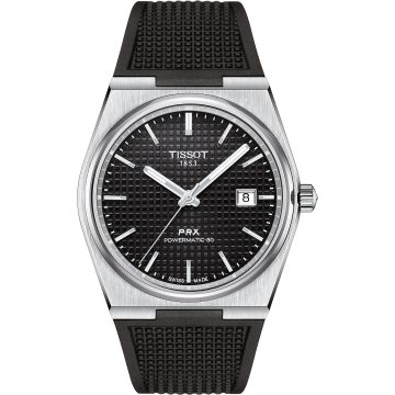 Tissot PRX Powermatic 80 Stainless Steel / Black / Rubber