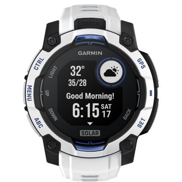 Garmin Instinct 3 – 45mm SOLAR Whitestone