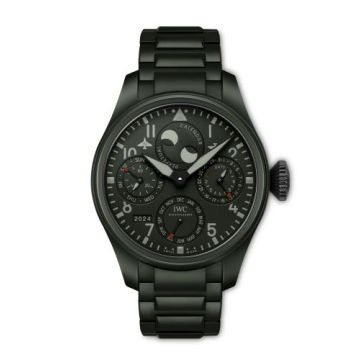 IWC Schaffhausen Big Pilot's Watch Perpetual Calendar Top Gun Woodland
