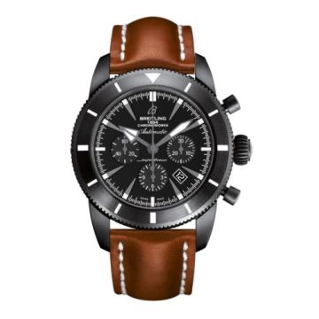 Breitling Superocean Heritage 46 Chronoworks Ceramic / Black / Calf