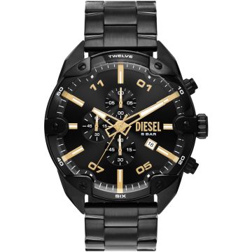 Diesel Spiked Chronograph Black