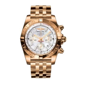 Breitling Chronomat 44 Rose Gold / Pearl Diamond / Bracelet