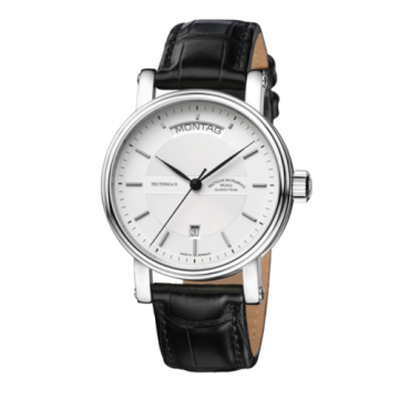 Mühle Glashütte Teutonia II Tag/Datum Silver / Strap