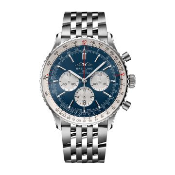 Breitling Navitimer B01 Chronograph 46 Stainless Steel / Blue / Bracelet