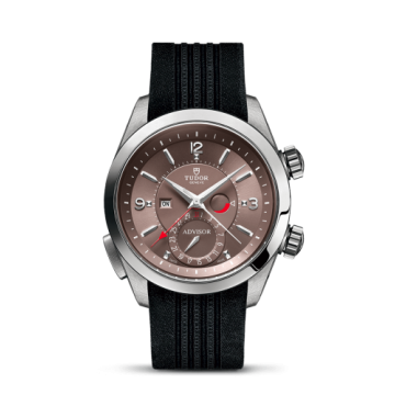 Tudor Heritage Advisor Stainless Steel / TItanium / Cognac / Silk