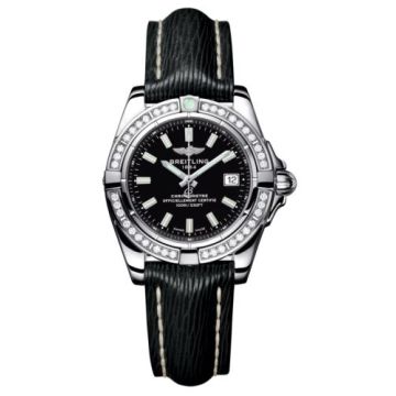 Breitling Galactic 32 Stainless Steel / Diamond / Onyx Black / Sahara