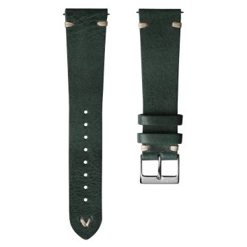 Classic Simple Handmade Italian Leather Watch Strap - Reef - 22mm