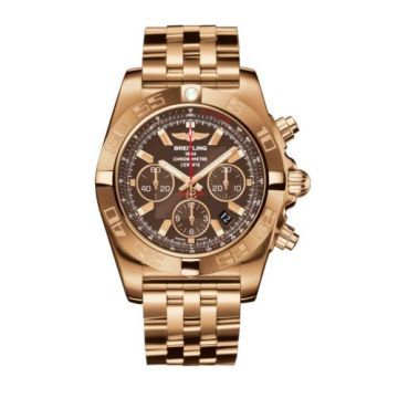 Breitling Chronomat 44 Rose Gold / Metallica Brown / Bracelet