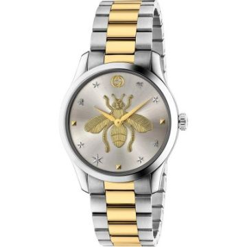Gucci YA1264131-PO1 Silver & Bee Watch