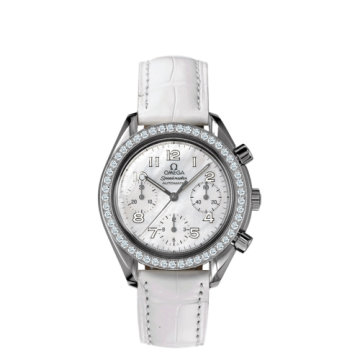 Omega Speedmaster Reduced Ladies Stainless Steel / MOP / Diamond / Grey
