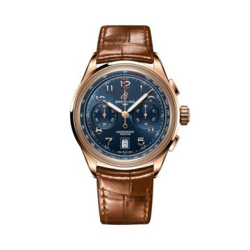 Breitling Premier B01 Chronograph 42 Red Gold / Blue