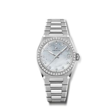 Zenith Defy Midnight Stainless Steel / Diamond / MOP