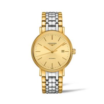 Longines Presence 40 Automatic PVD Gold / Champagne / Bracelet