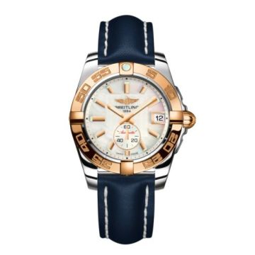 Breitling Galactic 36 Automatic Stainless Steel / Rose Gold / Pearl / Calf