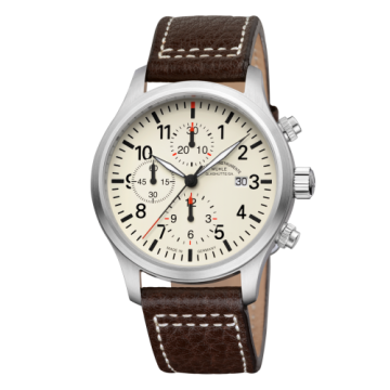 Mühle Glashütte Terrasport I Chronograph Cream / Strap