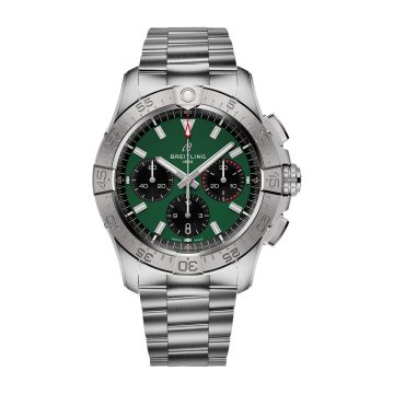 Breitling Avenger B01 Chronograph 42 Stainless Steel / Green / Bracelet