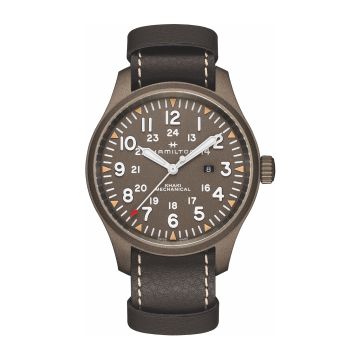 Hamilton Khaki Field Mechanical 50 PVD / Brown