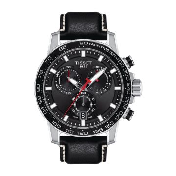 Tissot Supersport Chrono Stainless Steel / Black