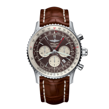 Breitling Navitimer Rattrapante Stainless Steel / Panamerican Bronze / Croco / Pin