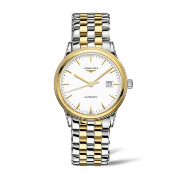 Longines Flagship 40 Stainless Steel - Yellow Gold / White / Bracelet