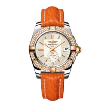 Breitling Galactic 36 Automatic Stainless Steel / Rose Gold / Diamond / Stratus Silver / Sahara