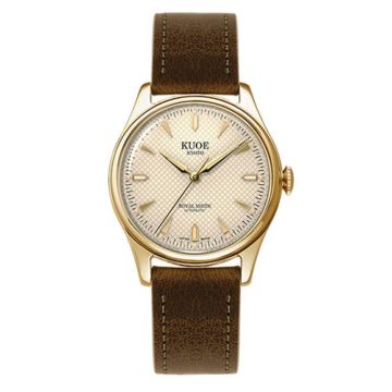 Kuoe Kyoto Royal Smith 90-006 Gold Case Ivory Dial