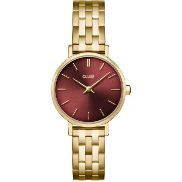 Cluse Boho Chic Petite Steel Dark Cherry / Gold Colour