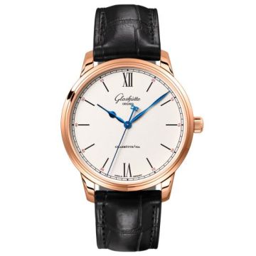 Glashütte Original Senator Excellence Red Gold / Silver / Alligator / Folding