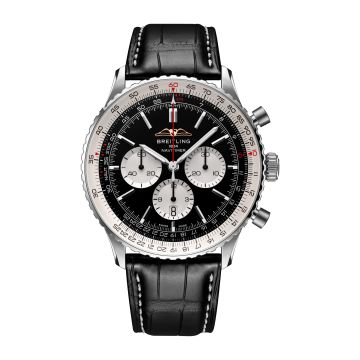 Breitling Navitimer B01 Chronograph 46 Stainless Steel / Black / Alligator - Folding