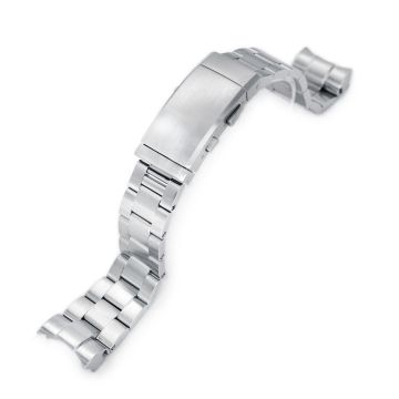 Super-O Boyer Watch Band for TUD BB, 316L Stainless Steel Wetsuit Ratchet Buckle Brushed - 18mm