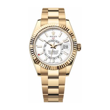 Rolex Sky-Dweller Yellow Gold / White / Oyster