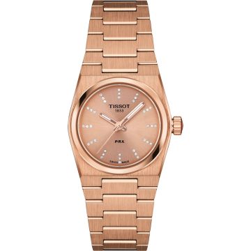 Tissot PRX Quartz 25 Rose Gold / Rose - Diamond