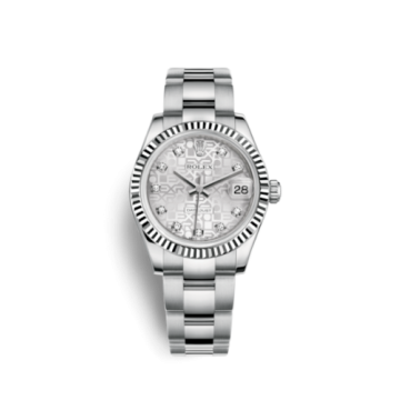 Rolex Datejust 31 Stainless Steel Fluted / Oyster / Silver Computer