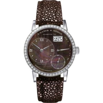 A. Lange & Söhne Kleine Lange 1 Soirée White Gold - Diamond / Brown MOP