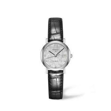 Longines Elegant Collection 25.5 Automatic Stainless Steel / Silver / Strap