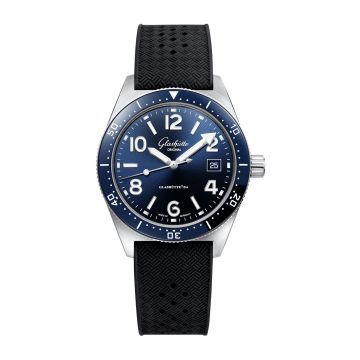 Glashütte Original SeaQ Date Stainless Steel / Blue / Rubber / Folding
