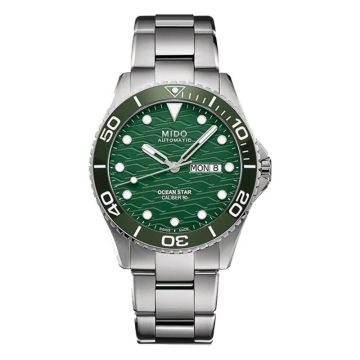 Mido Ocean Star 200C Stainless Steel / Green / Bracelet