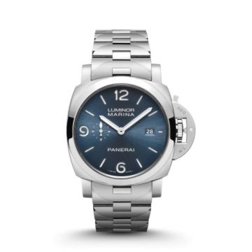 Panerai Luminor Marina Titanio Light Blue / Bracelet