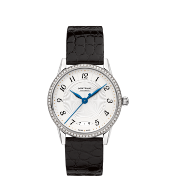 Montblanc Bohème Date Automatic 34 Stainless Steel / Diamond / White