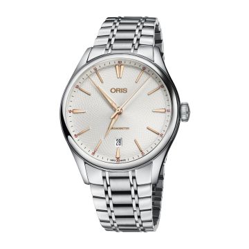 Oris Artelier Chronometer Date 40 Stainless Steel / Silver / Bracelet