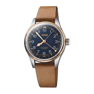 Oris Big Crown Pointer Date 36 Stainless Steel - Bronze / Blue