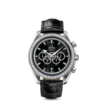 Omega Speedmaster Co-Axial White Gold / Black / Diamond / Olympic Collection